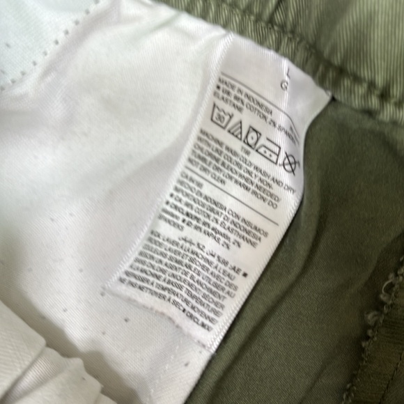 Old navy elastic waist army green cargo joggers - Picture 6 of 9